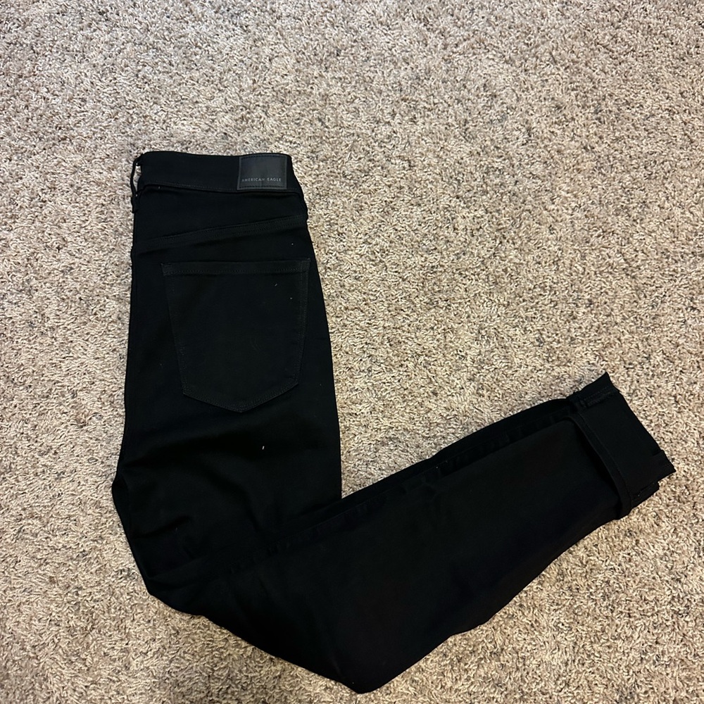 American Eagle Outfitters Black Skinny Jeans - Picture 2 of 2